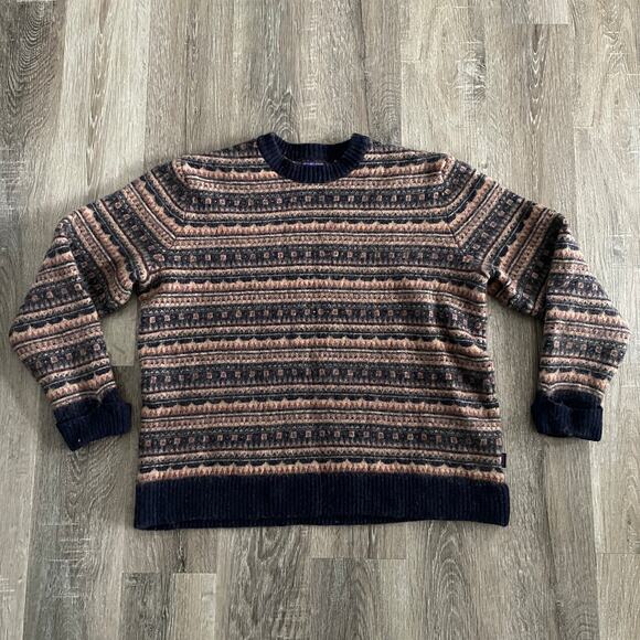 Patagonia Men’s Recycled Wool Sweater Cottage Isle: New Navy - Size: XXL - Picture 6 of 10